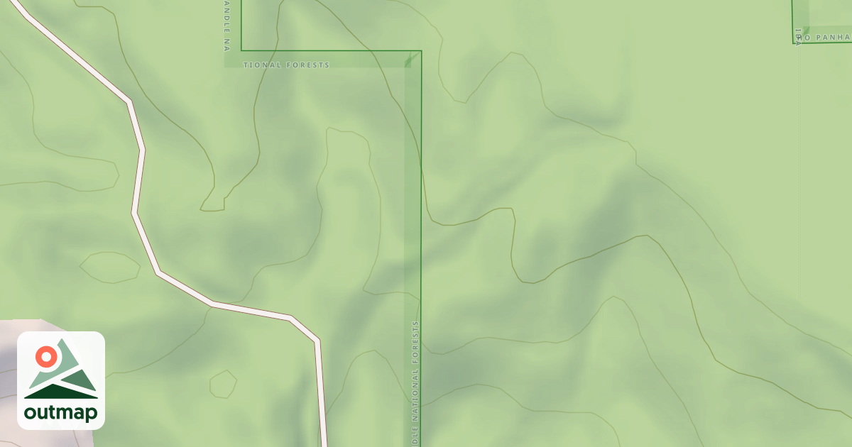 Map of HOGUE MOUNTAIN A