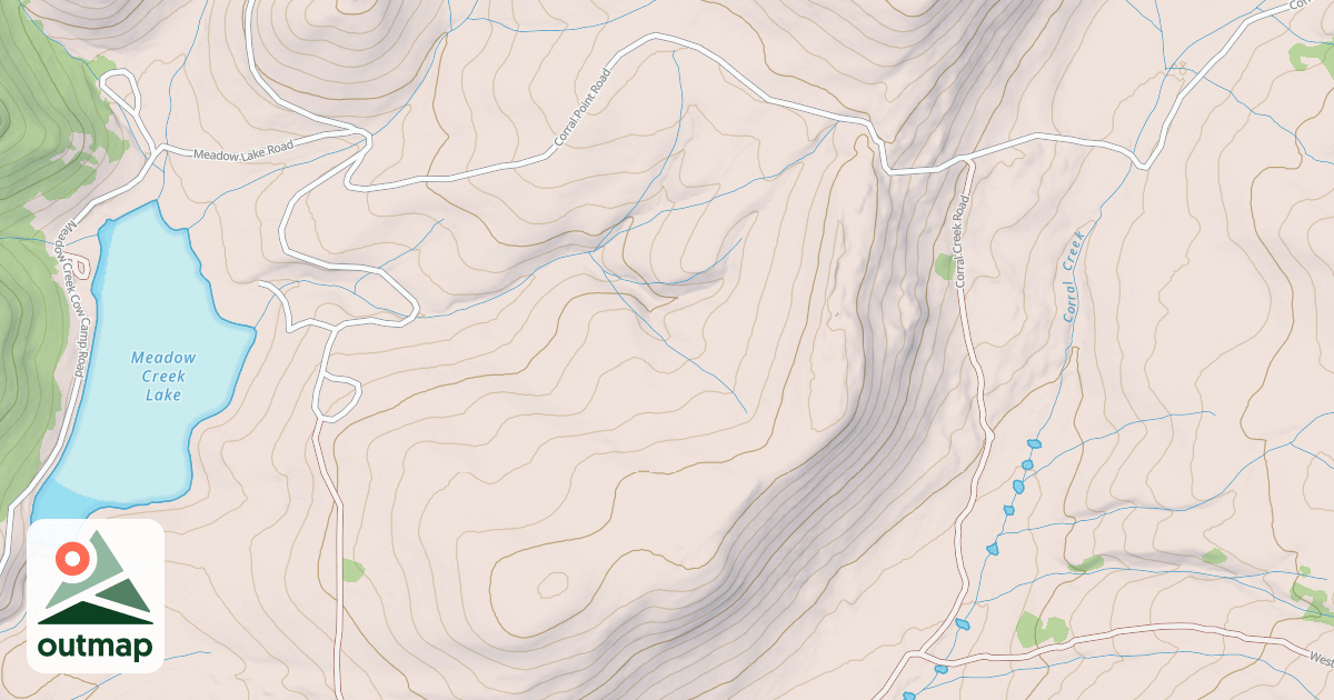 Map of CORRAL CREEK