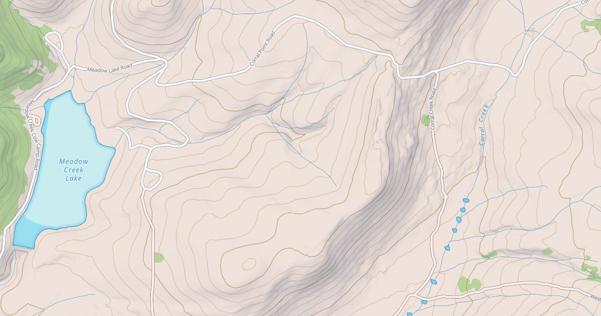 Map preview of CORRAL CREEK