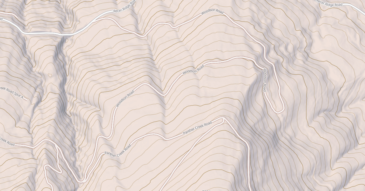 Map preview of WOODSON