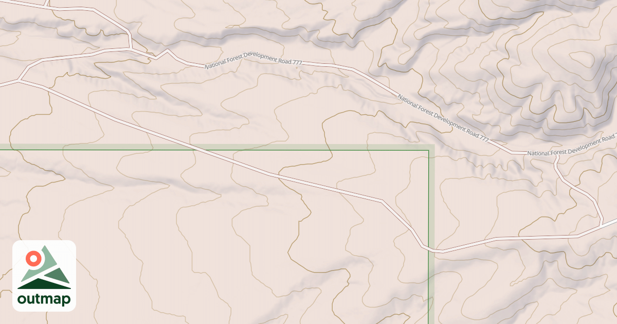 Map of MOBERG FLATS