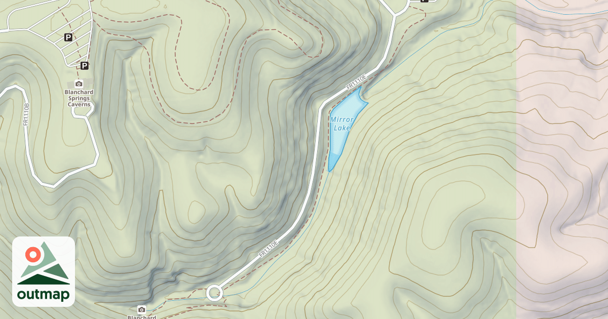 Map of BLANCHARD SPRINGS