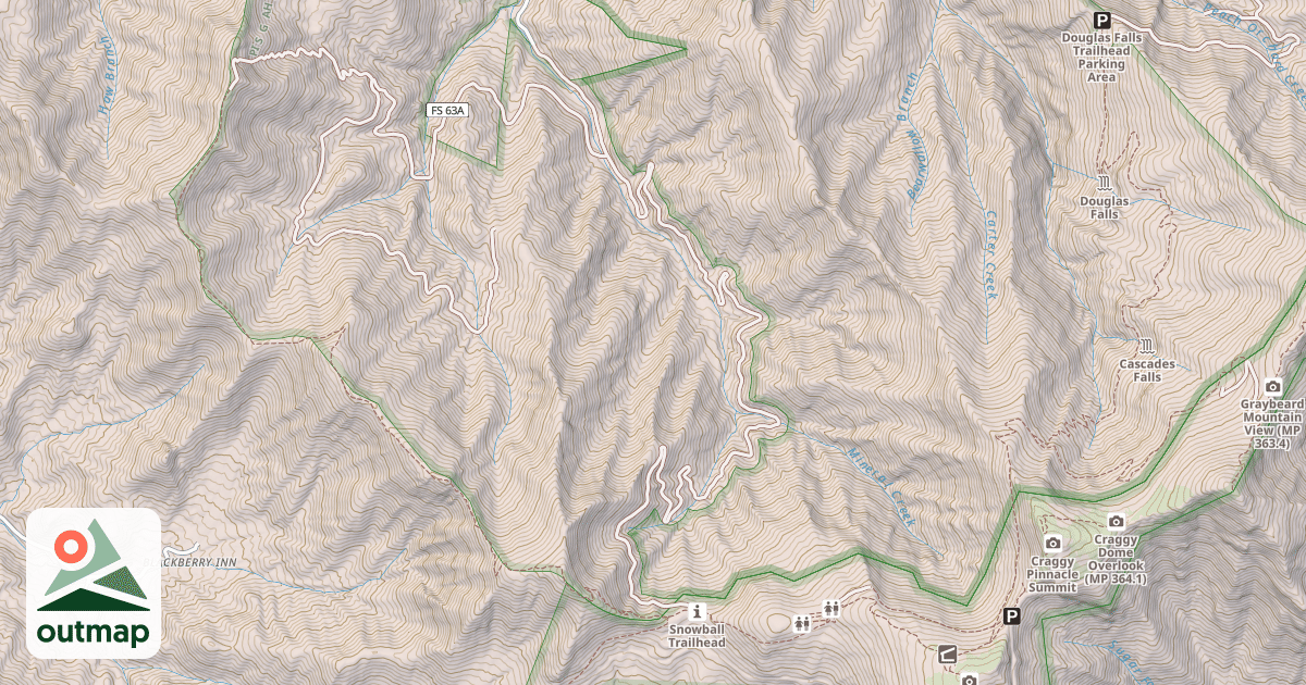 Map of STONY FORK