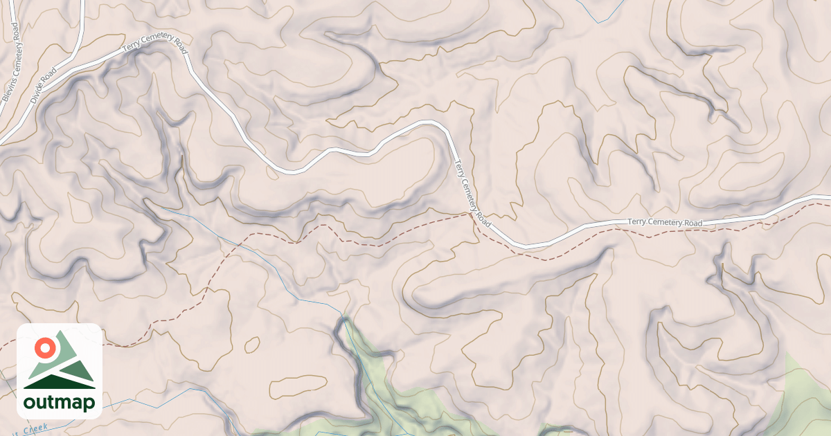 Map of Gobblers Knob Trail
