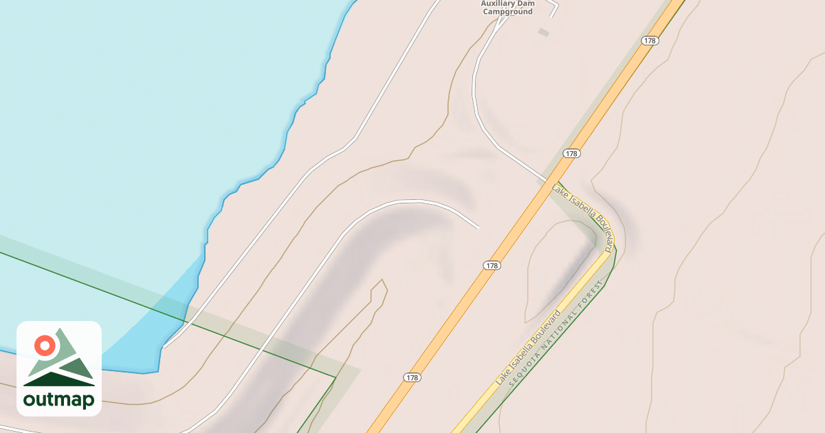 Map of AUXILIARY DAM