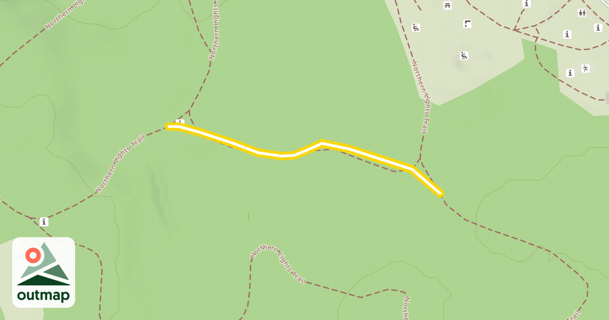 Map of Northern Lights Trail