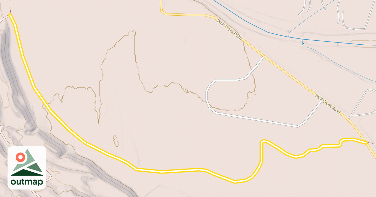 Map of Methow Community Trail- Winthrop to Powers Plunge