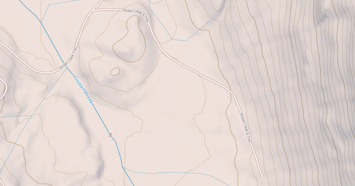 Map preview of FLICKER CREEK B