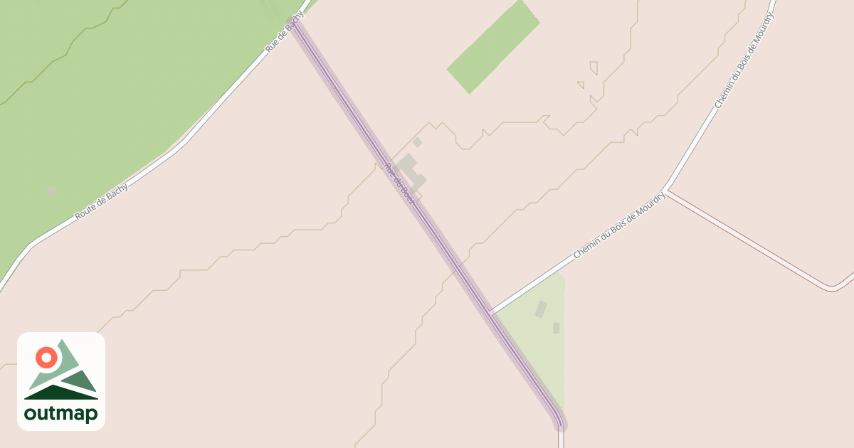 Map of Rue du Boez