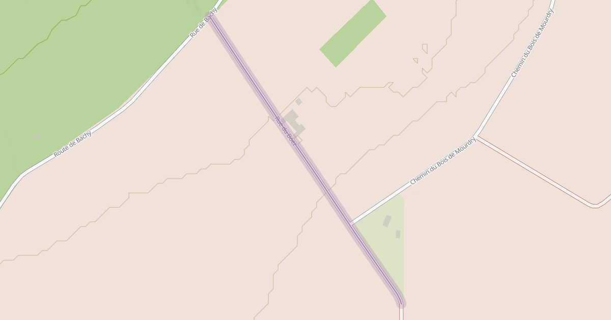 Map preview of Rue du Boez