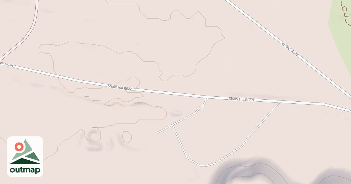 Map of Shaw Hill Rd