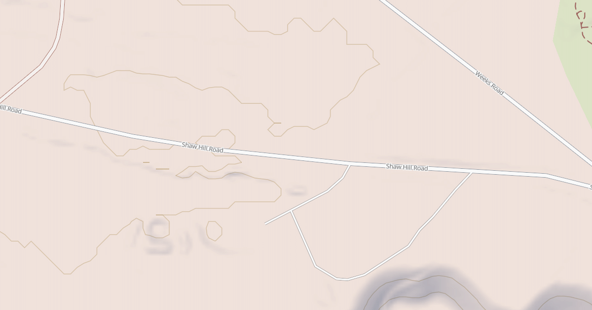 Map preview of Shaw Hill Rd