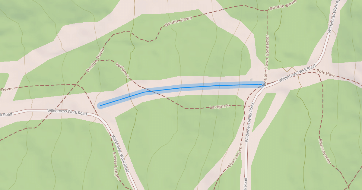 Map preview of Wilderness Liftline