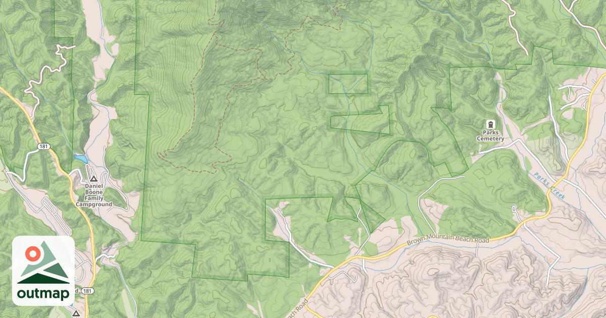 Map of PEARCY CREEK