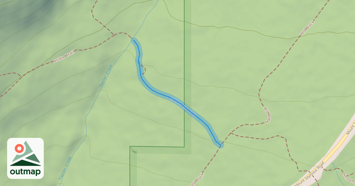 Map of Bridle Path Trail