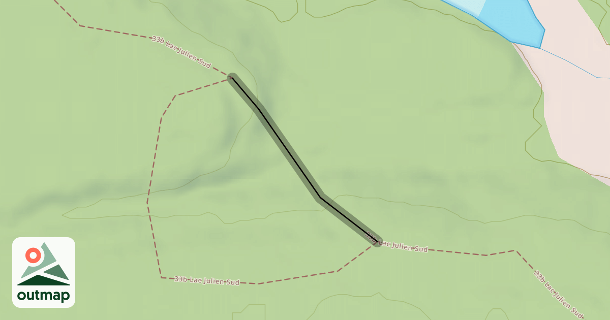 Map of 33b Lac Julien Sud