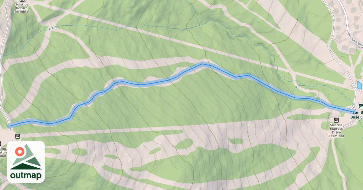Map of Lower Downeaster