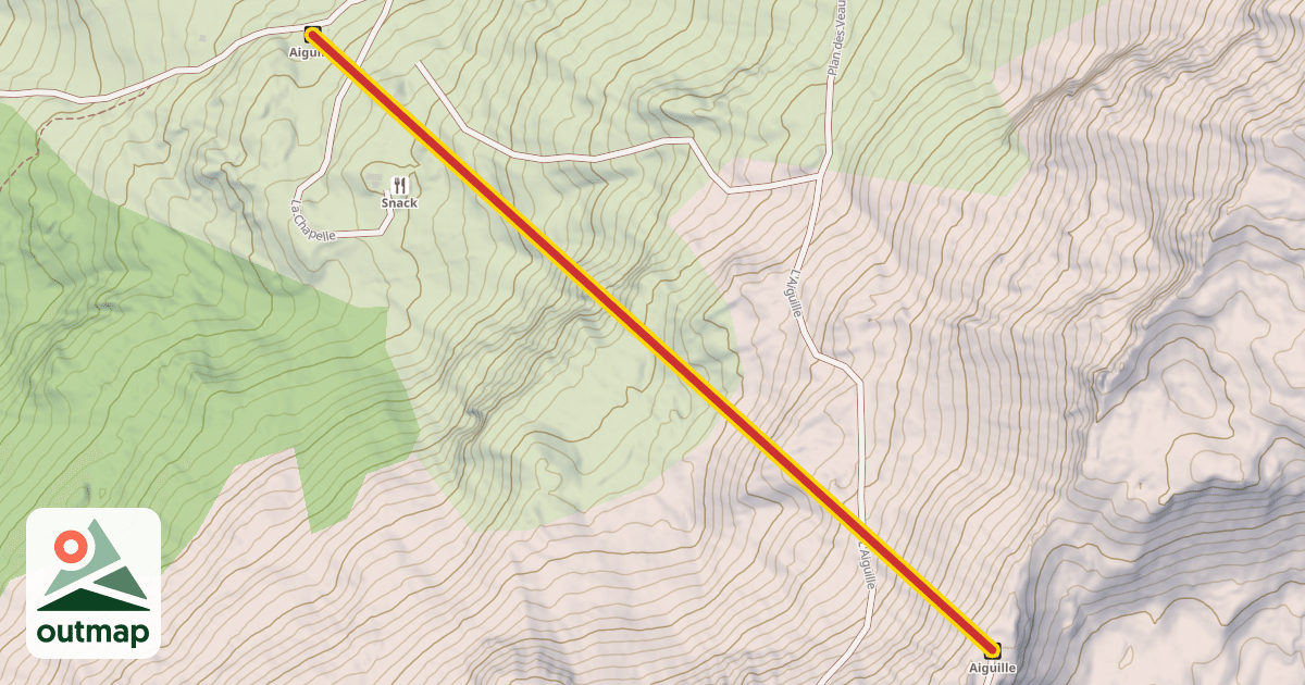 Map of Aiguille