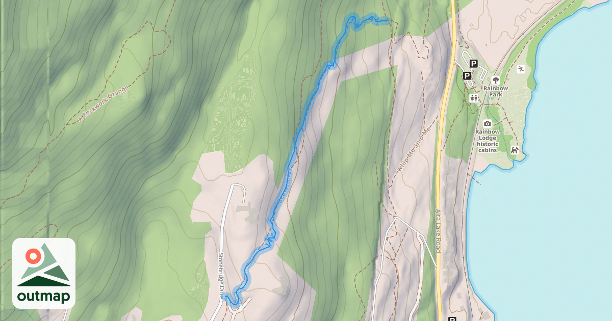 Map of Beaver Pass