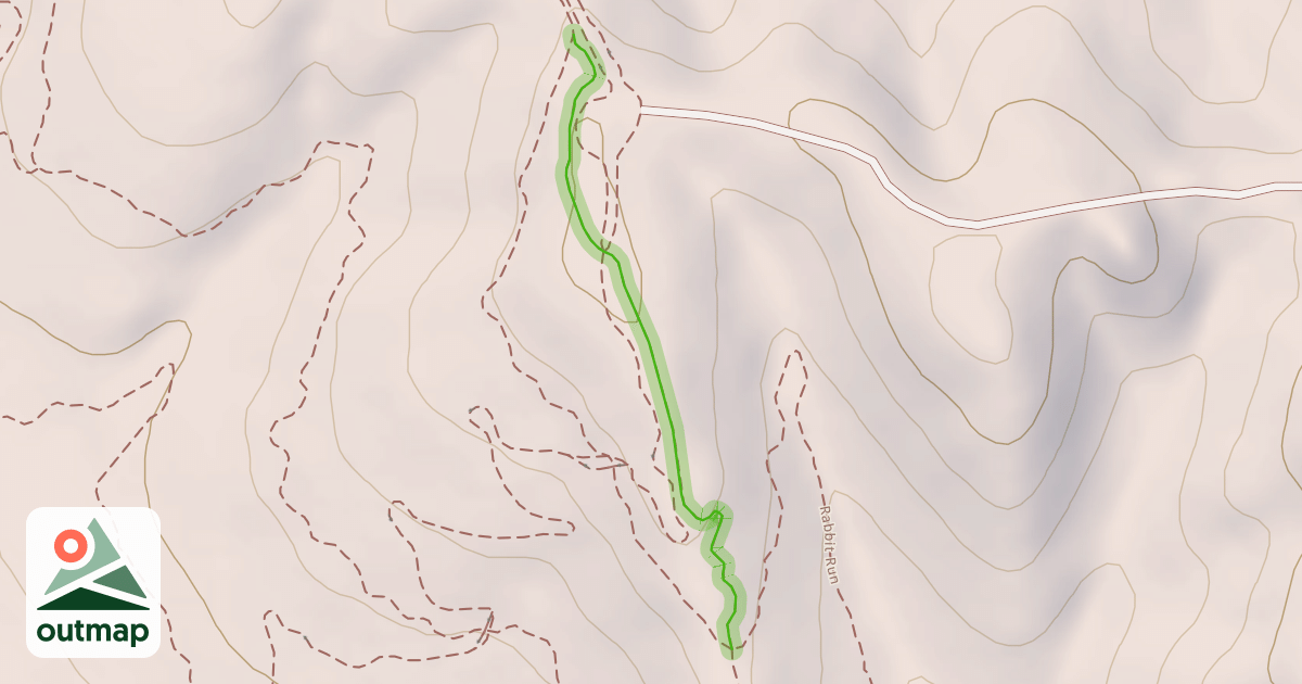 Map of Treasure View Traverse