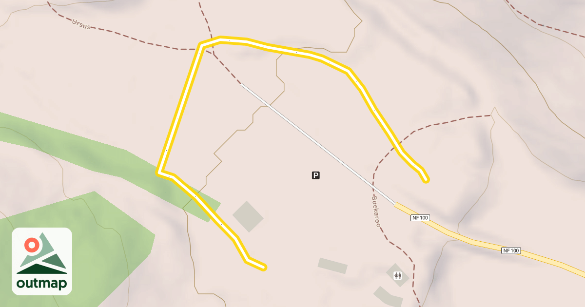 Map of Parking Lot Loop