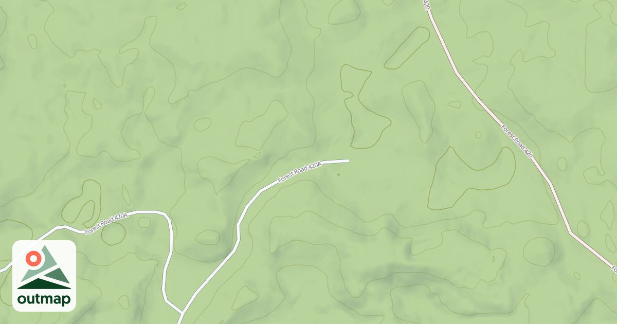 Map of FR 420A