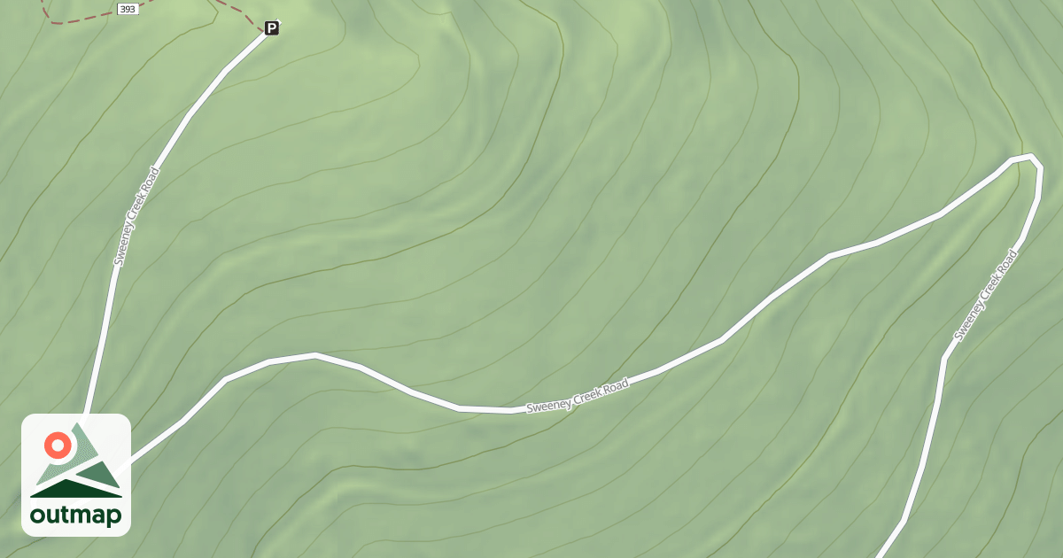 Map of (FDR) SWEENEY CREEK