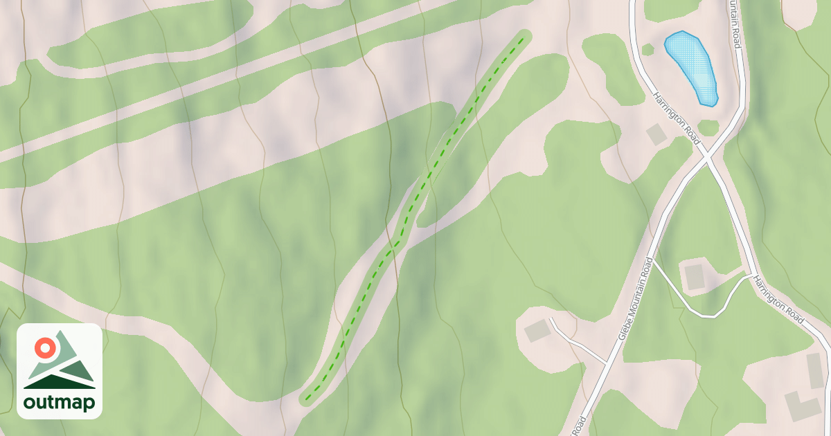 Map of Lower Ridge Run