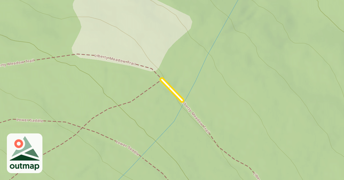 Map of Liberty Meadow Trail