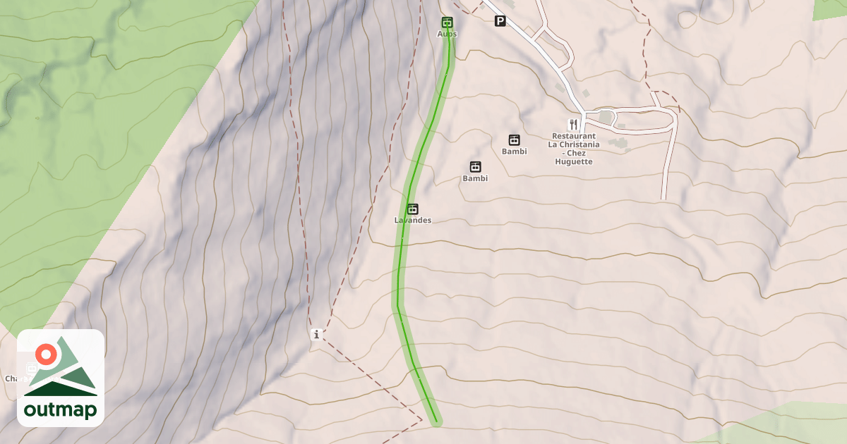 Map of L'Aiglon