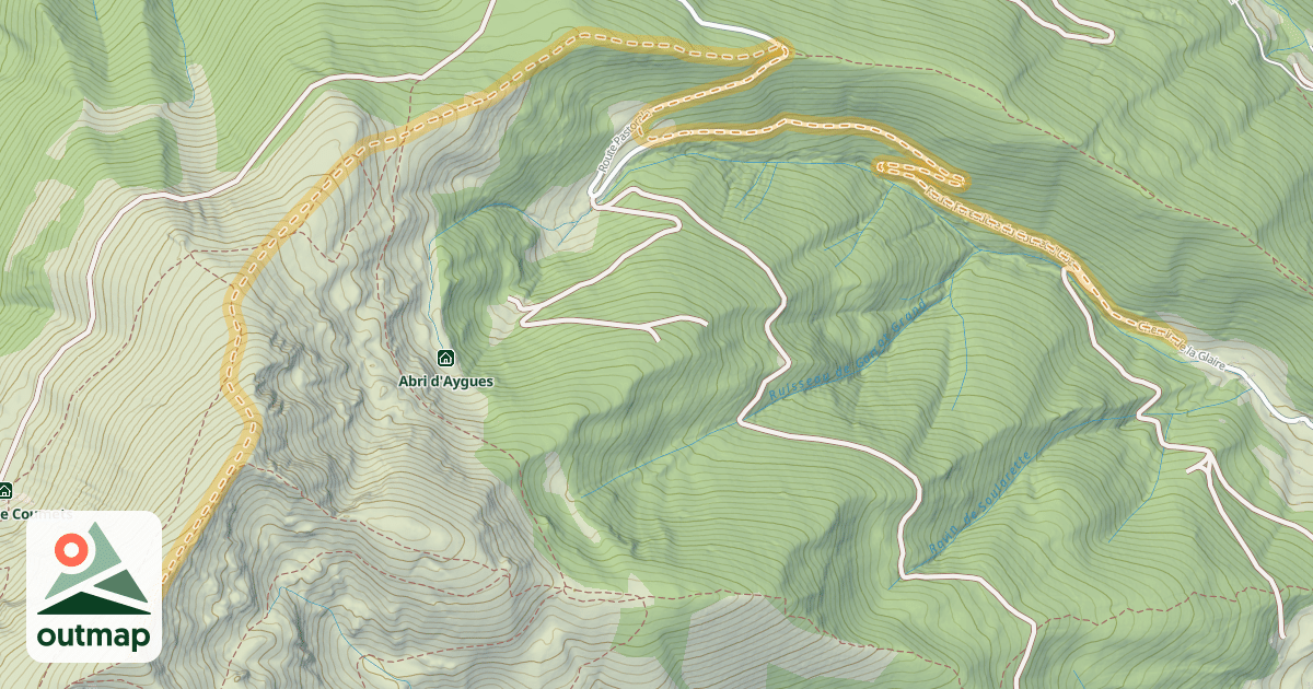 Map of La Peyre — La Vialette