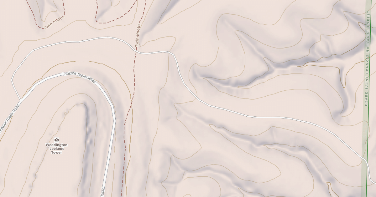 Map preview of USFS National Forest System Roads {9408EBA9-1A58-4D86-AB2C-8D98987838D9}
