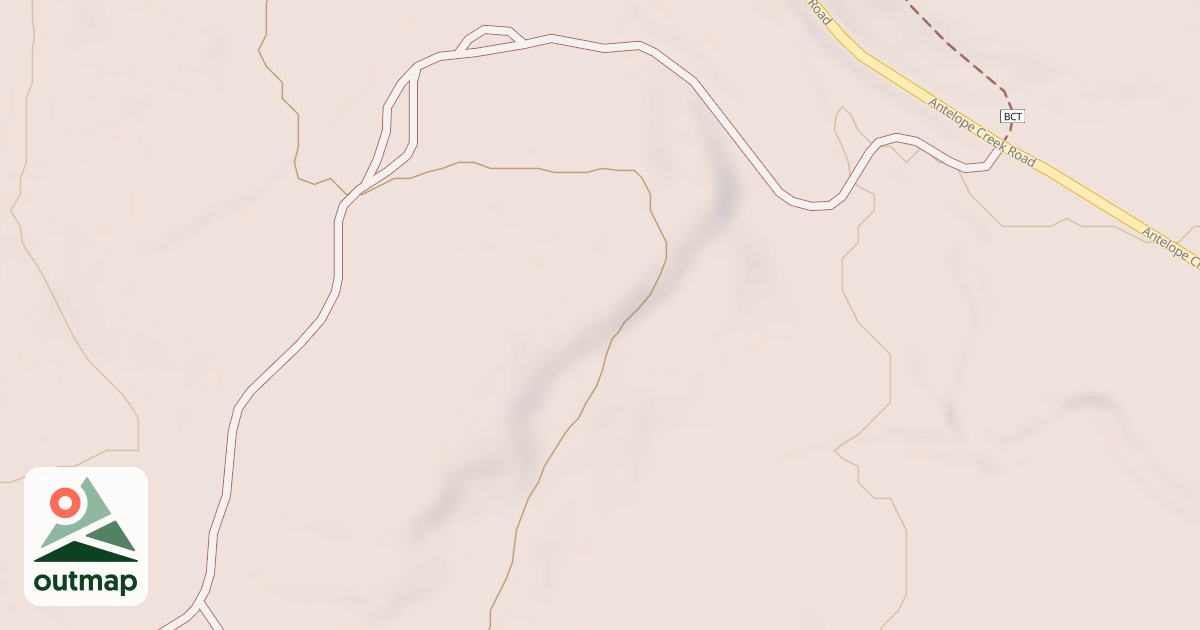 Map of Black Canyon Trail