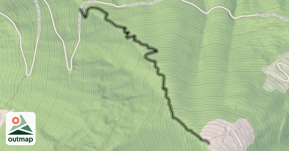 Map of Dark Matter Ridge