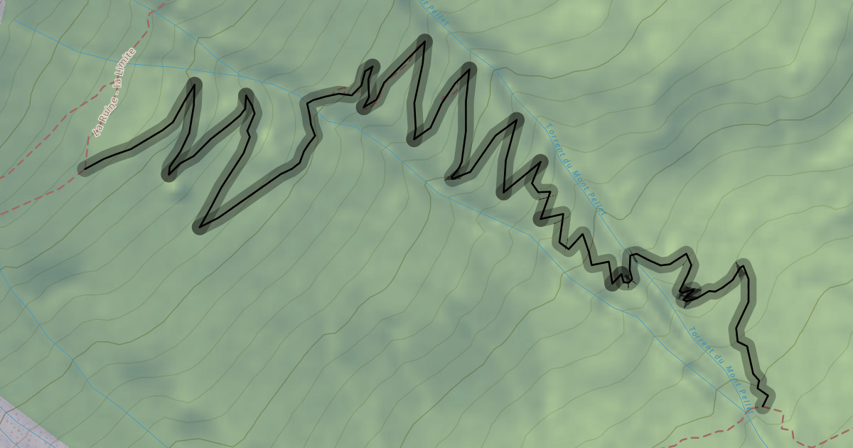 Map preview of La Ruine - la Limite