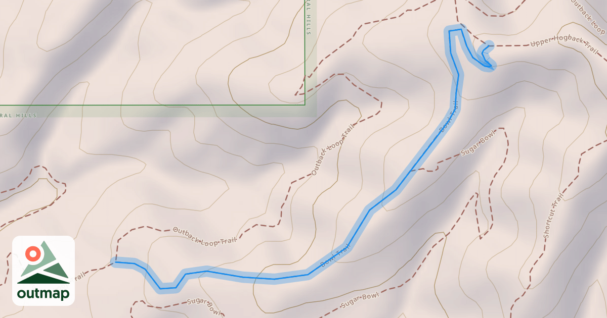 Map of Bowl Trail