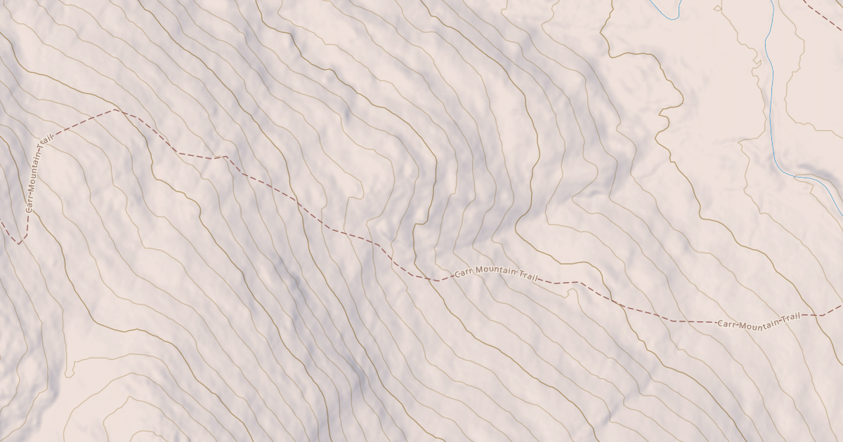 Map preview of Carr Mtn