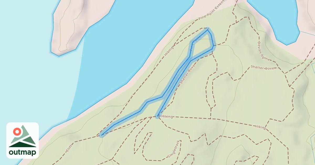 Map of Pine Point