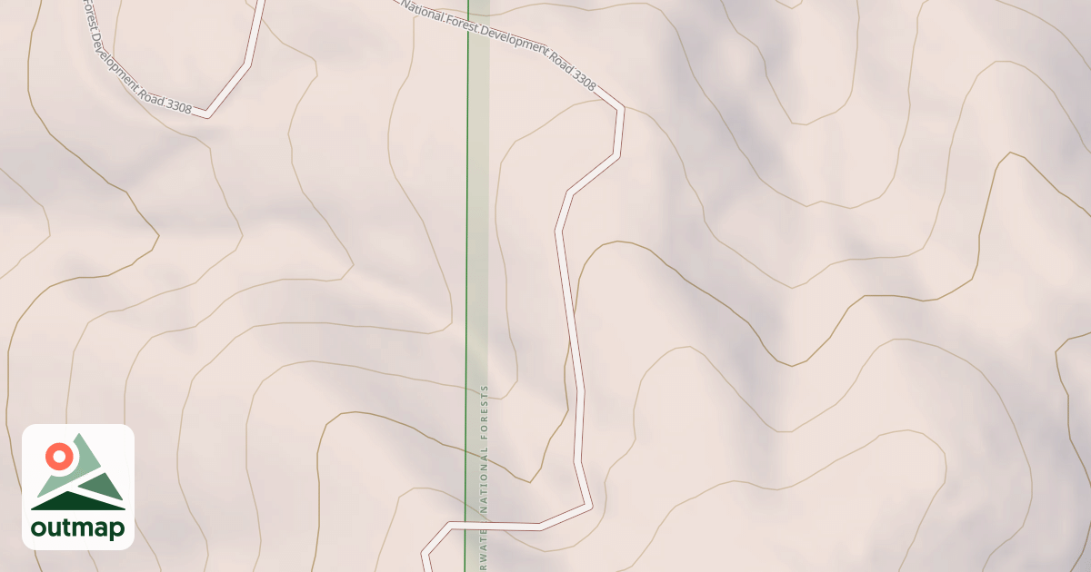 Map of MCGARY BUTTE