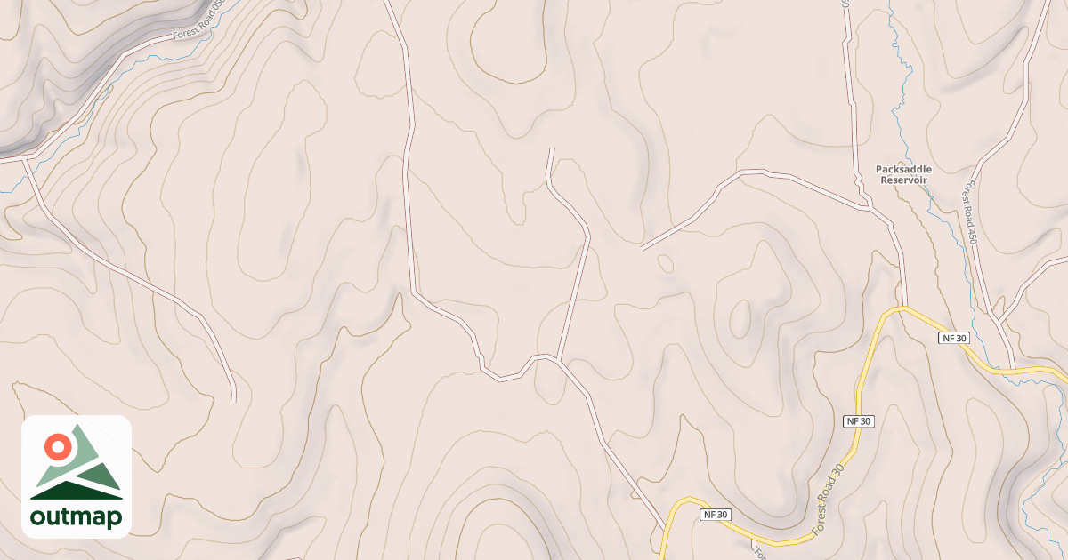 Map of USFS Motor Vehicle Use Map Roads {8F32CA7C-7709-4097-B0FB-EA80421F9E90}