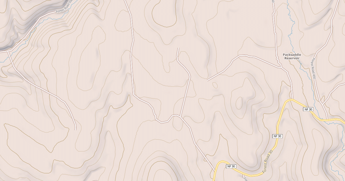 Map preview of USFS Motor Vehicle Use Map Roads {8F32CA7C-7709-4097-B0FB-EA80421F9E90}