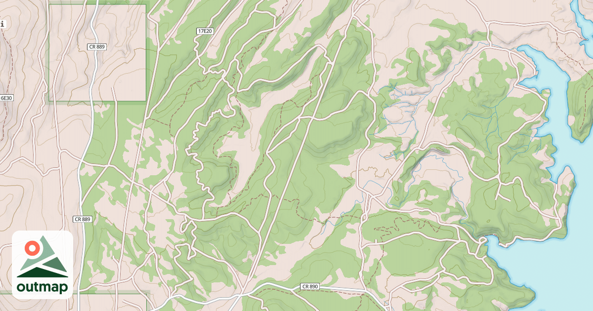 Map of Big Boca Ohv