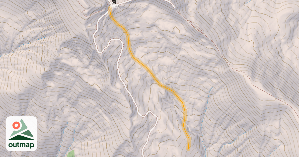Map of Vescal Hors Piste