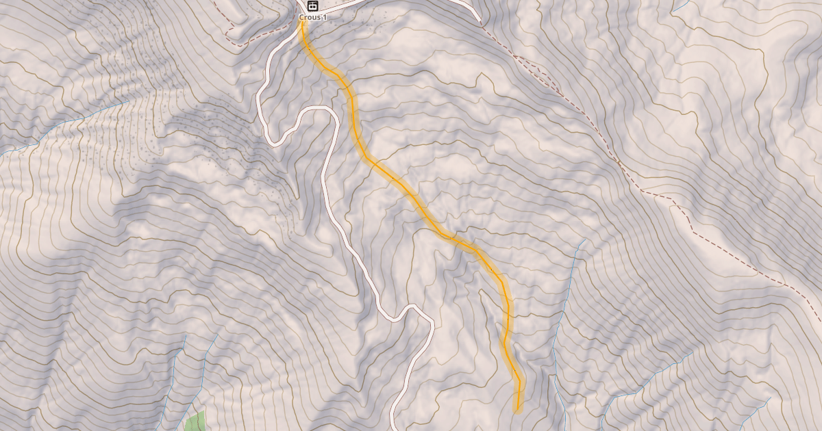Map preview of Vescal Hors Piste