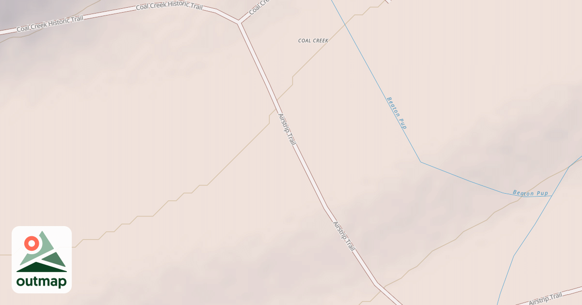 Map of Coal Creek Lower Trail