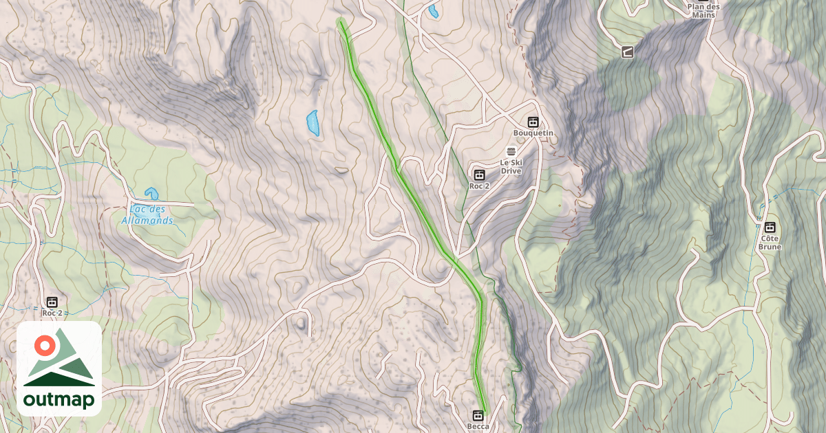 Map of Boulevard de la Becca