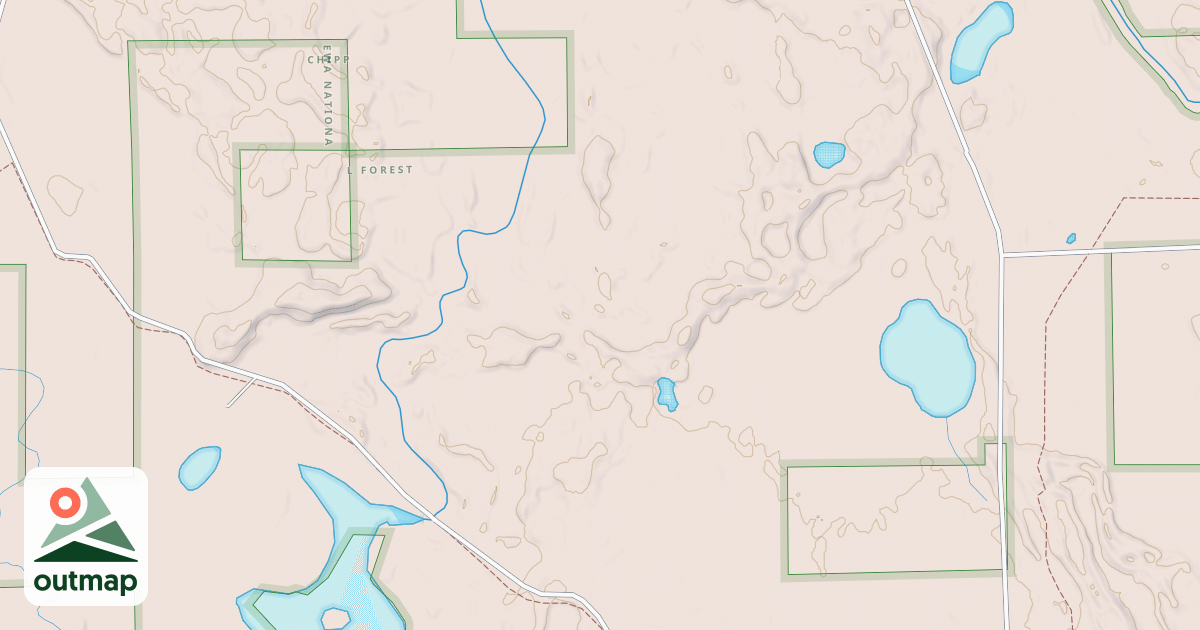Map of EAST POPPLE RIVER SPUR 2291