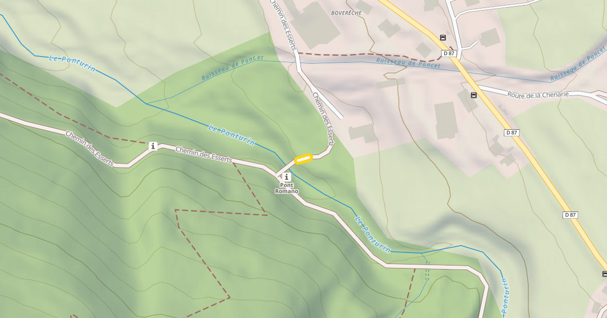 Map preview of Chemin des Esserts