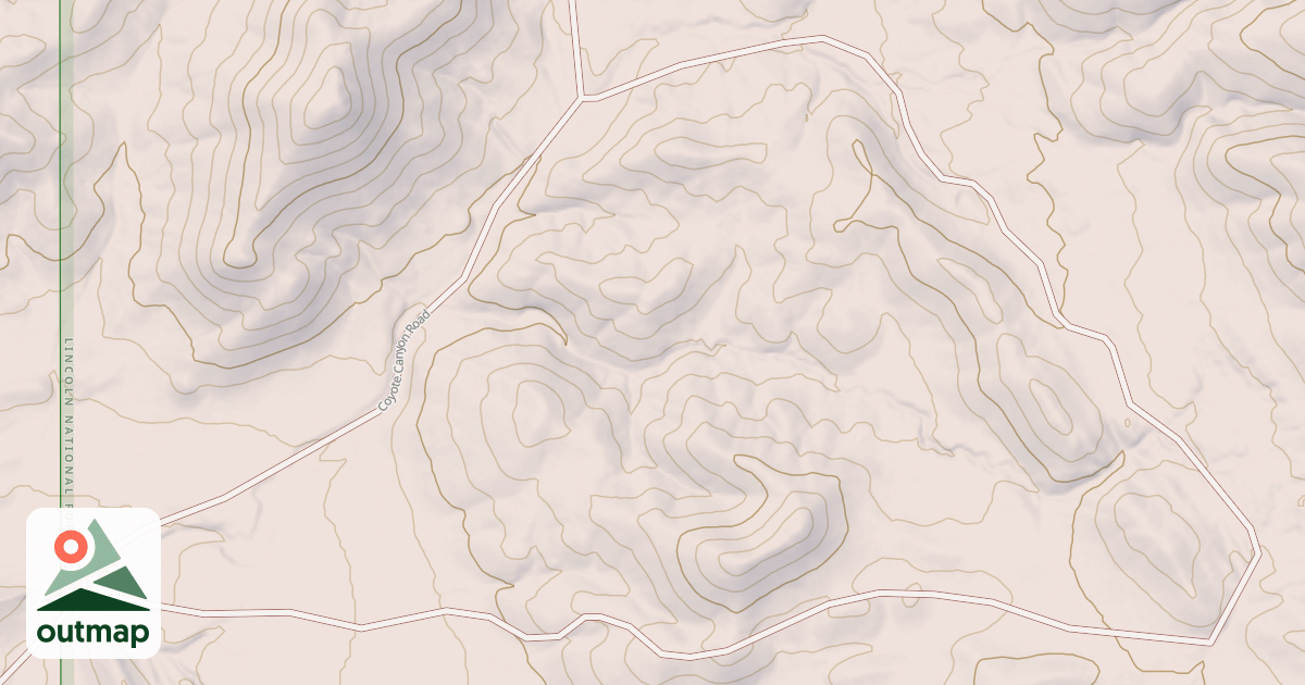 Map of USFS Motor Vehicle Use Map Roads {DE487E60-3D26-4C0F-BF67-B102EEFFBEBE}