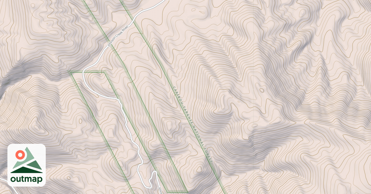 Map of MIDDLE-SOUTH SULPHUR CANYON